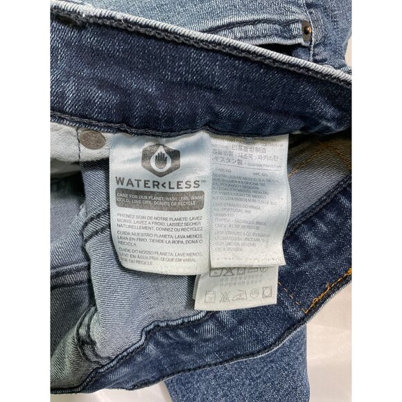 Levis Mens 541 Athletic Taper Jeans W33 L30 Blue Denim - Picture 3 of 6